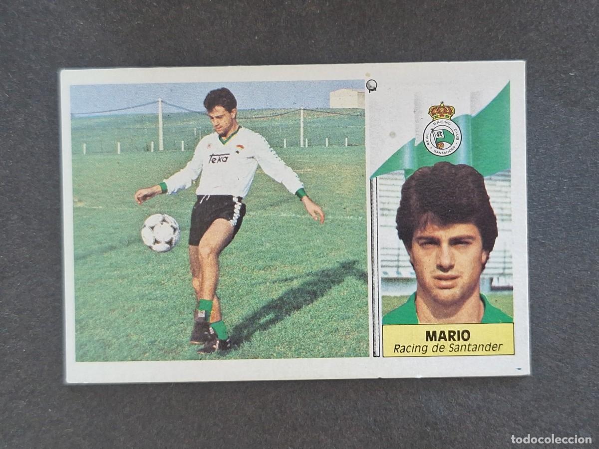 Cromos de f&uacute;tbol: L3 MARIO RACING DE SANTANDER LIGA ESTE 1986 1987 86 87 NUNCA PEGADO SIN PEGAR