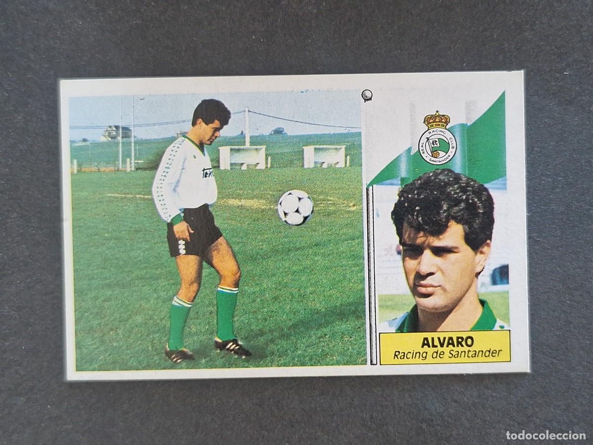 Cromos de f&uacute;tbol: L3 ALVARO RACING DE SANTANDER LIGA ESTE 1986 1987 86 87 NUNCA PEGADO SIN PEGAR