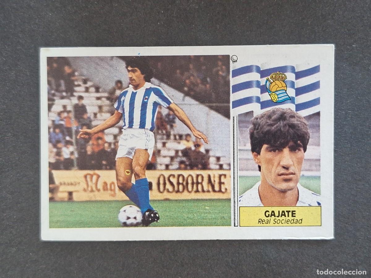 Cromos de f&uacute;tbol: L3 GAJATE REAL SOCIEDAD LIGA ESTE 1986 1987 86 87 NUNCA PEGADO SIN PEGAR