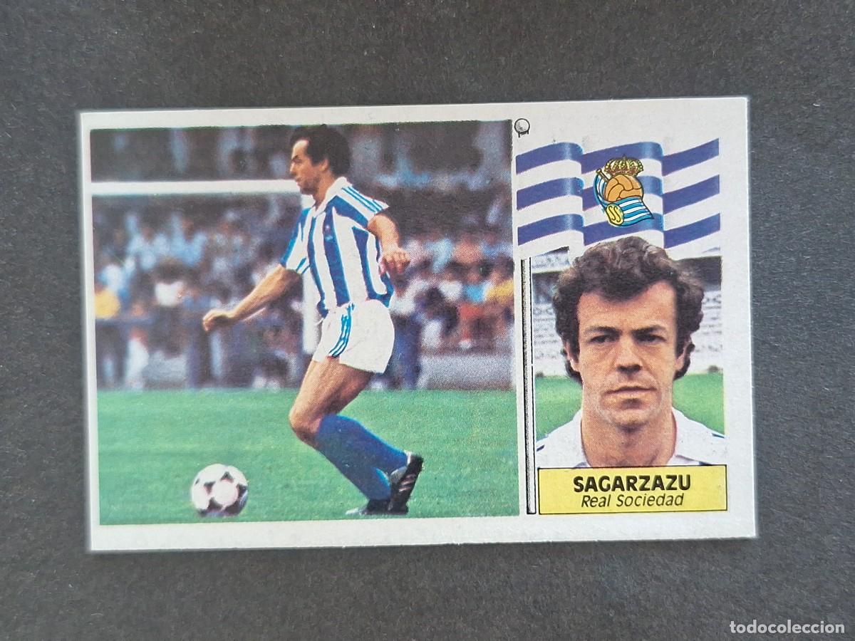 Cromos de f&uacute;tbol: L3 SAGARZAZU REAL SOCIEDAD LIGA ESTE 1986 1987 86 87 NUNCA PEGADO SIN PEGAR