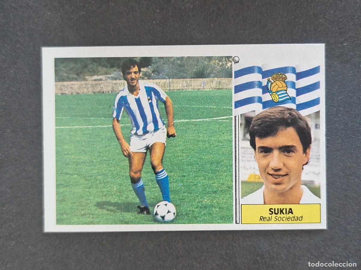Cromos de f&uacute;tbol: L3 SUKIA REAL SOCIEDAD LIGA ESTE 1986 1987 86 87 NUNCA PEGADO SIN PEGAR