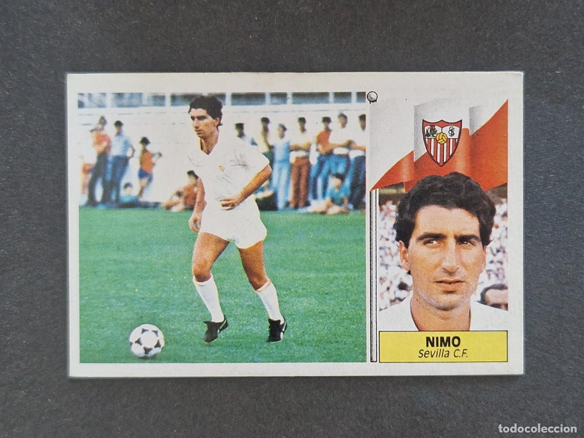 Cromos de f&uacute;tbol: L3 NIMO SEVILLA C. F. LIGA ESTE 1986 1987 86 87 NUNCA PEGADO SIN PEGAR