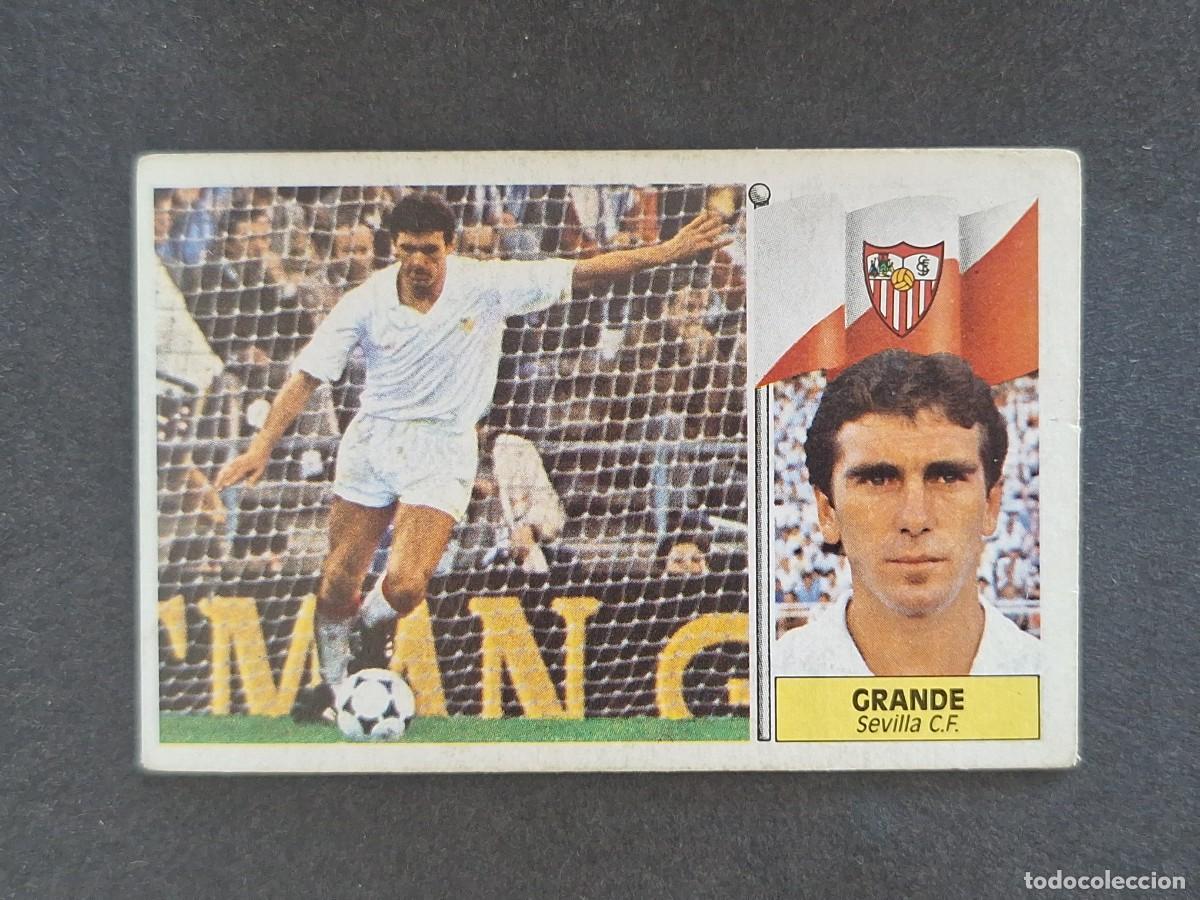 Cromos de f&uacute;tbol: L3 GRANDE SEVILLA C. F. LIGA ESTE 1986 1987 86 87 NUNCA PEGADO SIN PEGAR