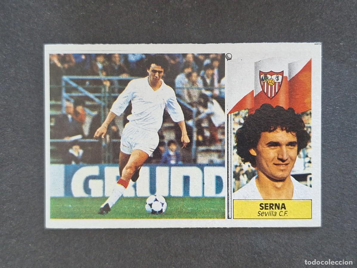 Cromos de f&uacute;tbol: L3 SERNA SEVILLA C. F. LIGA ESTE 1986 1987 86 87 NUNCA PEGADO SIN PEGAR