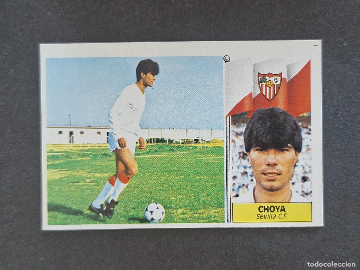 Cartes &agrave; collectionner de Football: L3 CHOYA SEVILLA C. F. LIGA ESTE 1986 1987 86 87 NUNCA PEGADO SIN PEGAR