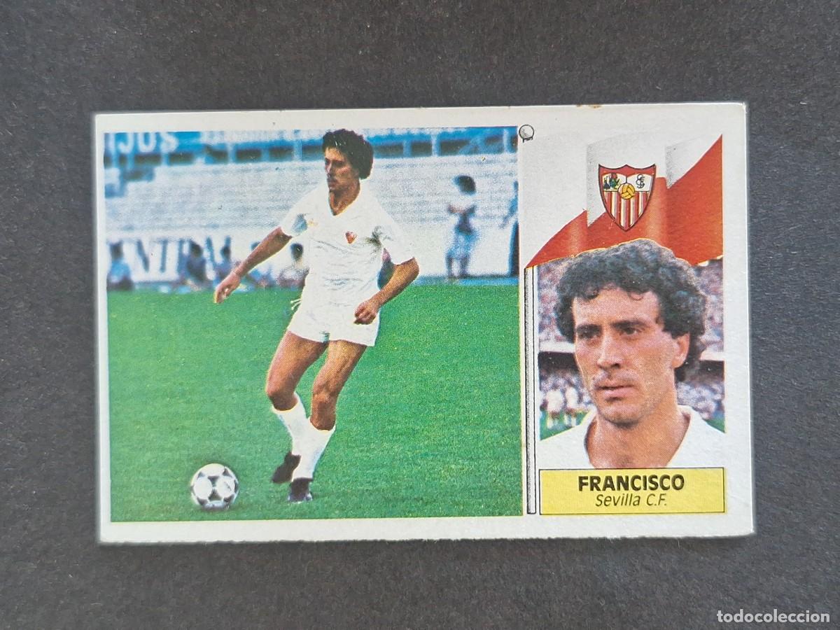 Cromos de f&uacute;tbol: L3 FRANCISCO SEVILLA C. F. LIGA ESTE 1986 1987 86 87 NUNCA PEGADO SIN PEGAR