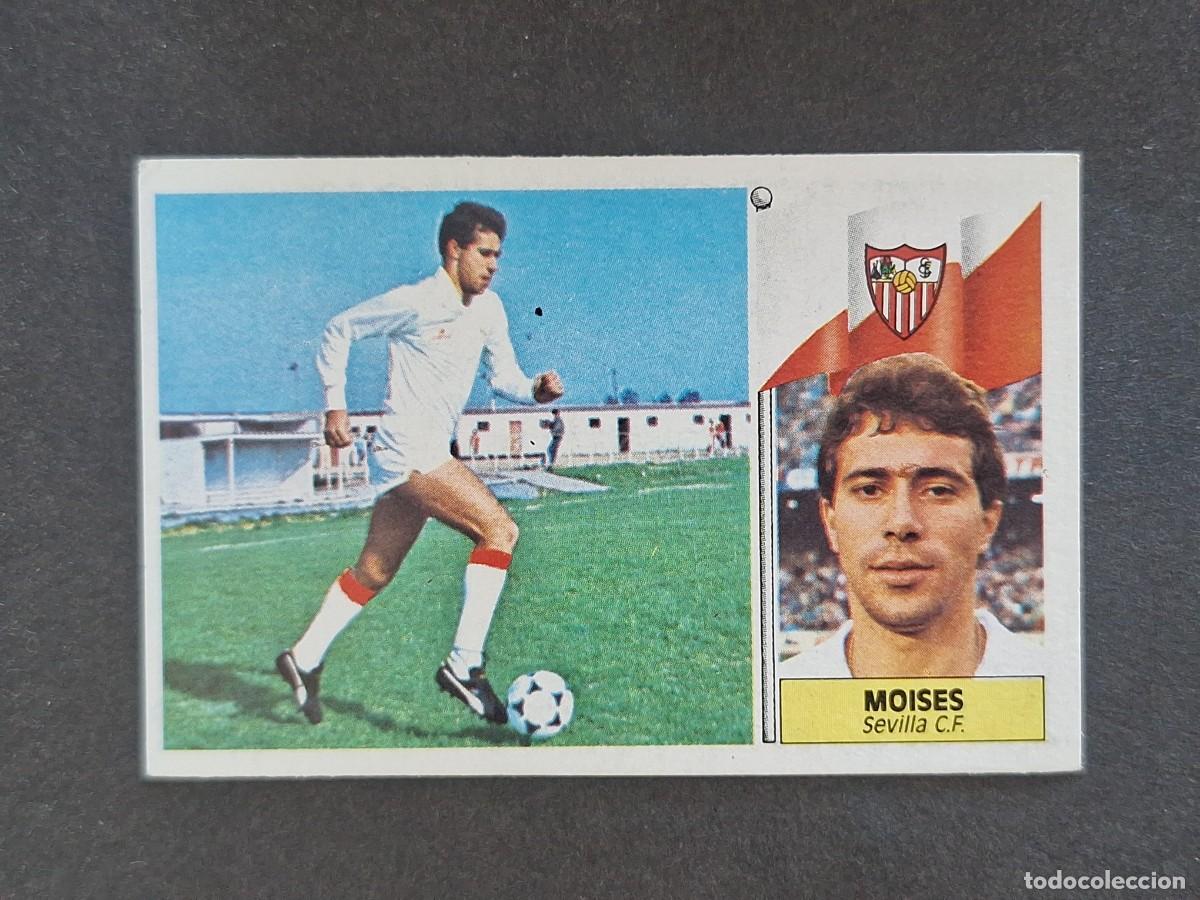 Cromos de f&uacute;tbol: L3 MOISES SEVILLA C. F. LIGA ESTE 1986 1987 86 87 NUNCA PEGADO SIN PEGAR