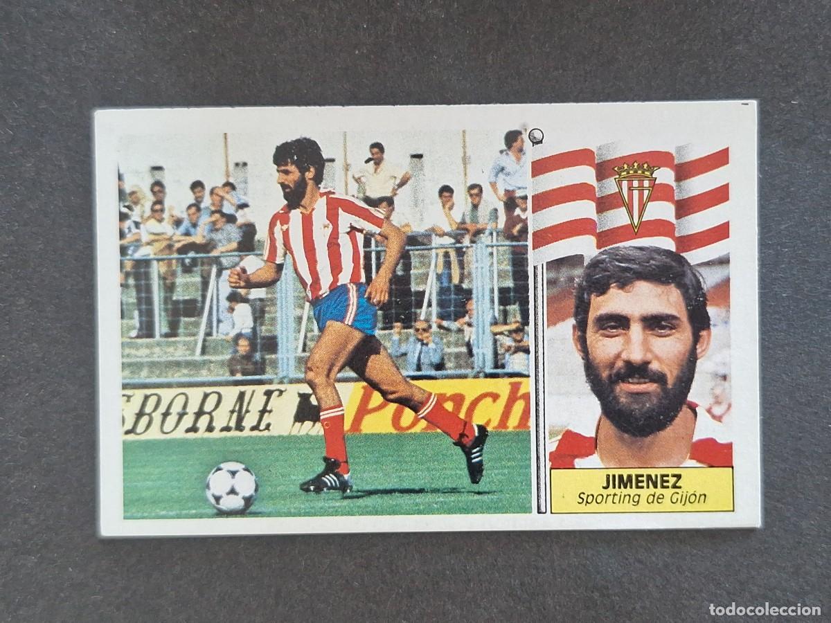 Cromos de f&uacute;tbol: L3 JIMENEZ SPORTING DE GIJON LIGA ESTE 1986 1987 86 87 NUNCA PEGADO SIN PEGAR
