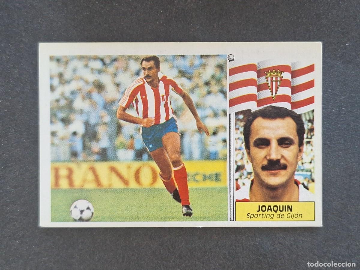 Cromos de f&uacute;tbol: L3 JOAQUIN SPORTING DE GIJON LIGA ESTE 1986 1987 86 87 NUNCA PEGADO SIN PEGAR