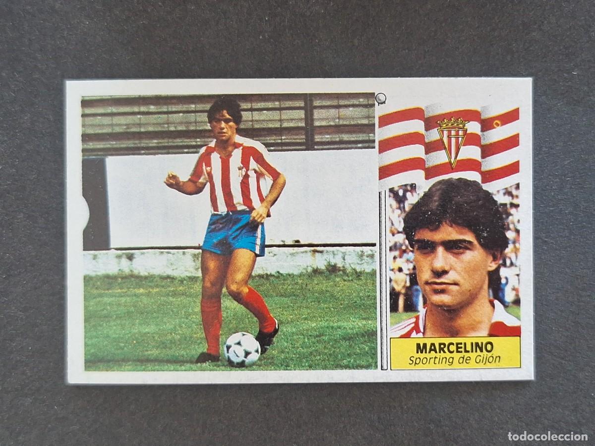 Cromos de f&uacute;tbol: L3 MARCELINO SPORTING DE GIJON LIGA ESTE 1986 1987 86 87 NUNCA PEGADO SIN PEGAR