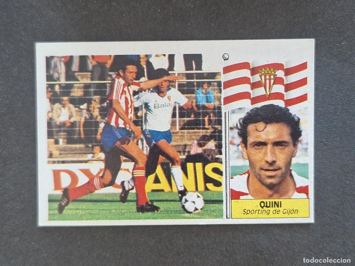 Cromos de f&uacute;tbol: L3 QUINI SPORTING DE GIJON LIGA ESTE 1986 1987 86 87 NUNCA PEGADO SIN PEGAR