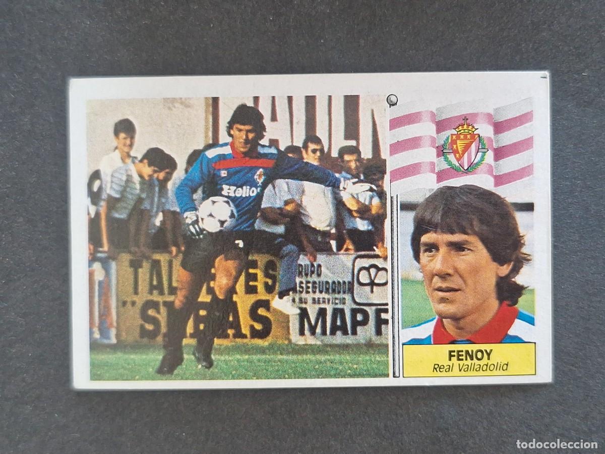 Cromos de f&uacute;tbol: L3 FENOY REAL VALLADOLID LIGA ESTE 1986 1987 86 87 NUNCA PEGADO SIN PEGAR
