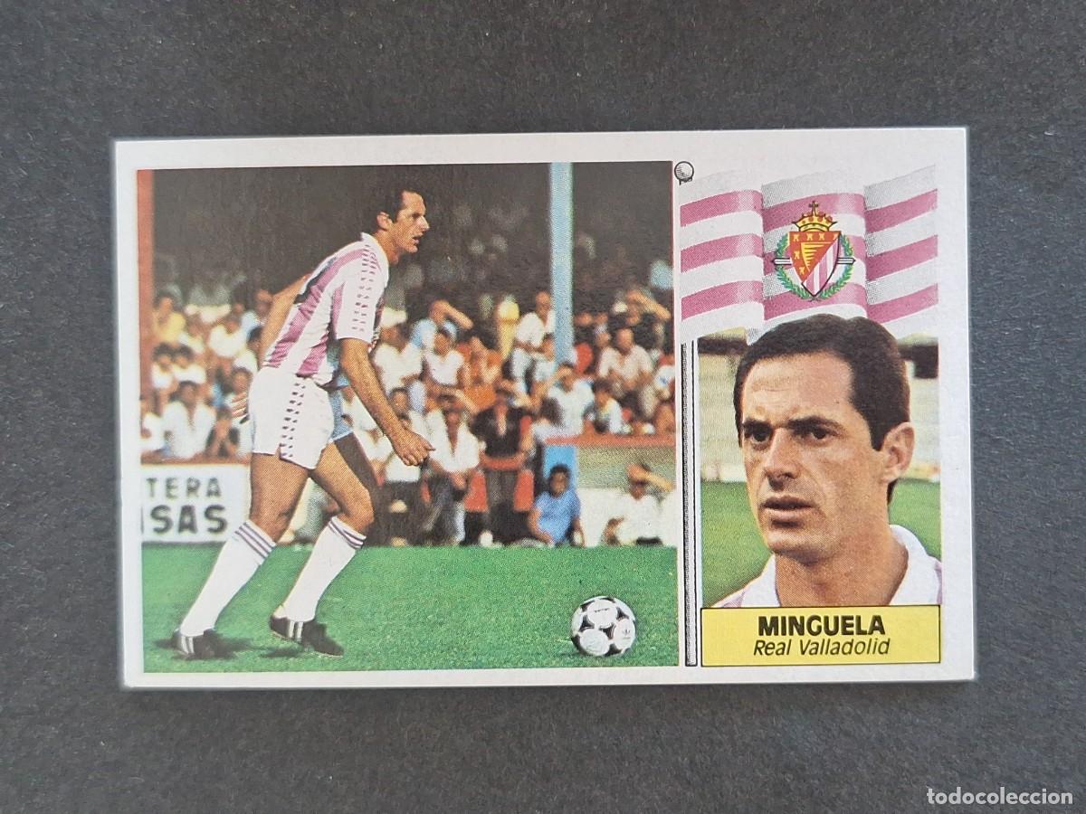 Cromos de f&uacute;tbol: L3 MINGUELA REAL VALLADOLID LIGA ESTE 1986 1987 86 87 NUNCA PEGADO SIN PEGAR