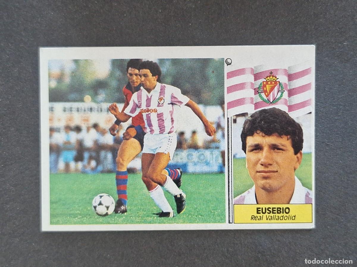 Cromos de f&uacute;tbol: L3 EUSEBIO REAL VALLADOLID LIGA ESTE 1986 1987 86 87 NUNCA PEGADO SIN PEGAR