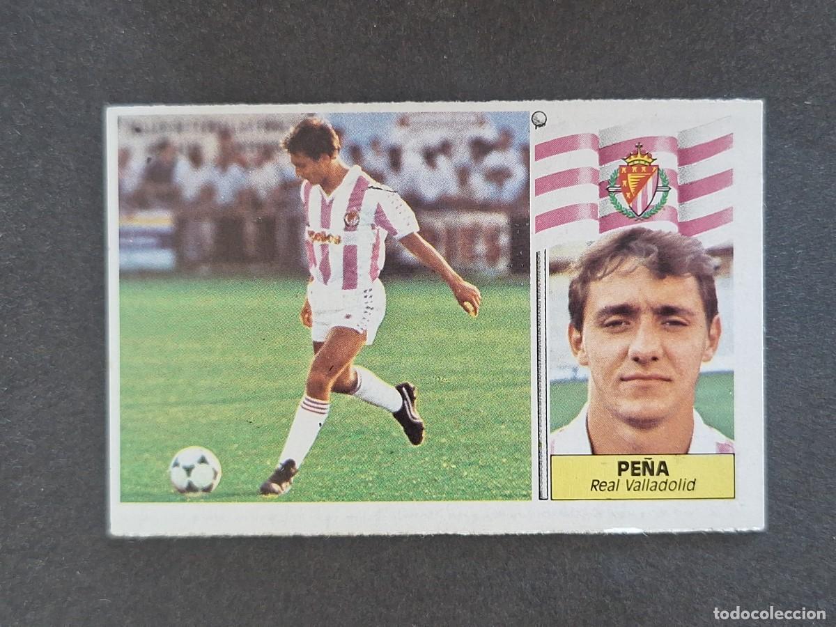 Cromos de f&uacute;tbol: L3 PE&Ntilde;A REAL VALLADOLID LIGA ESTE 1986 1987 86 87 NUNCA PEGADO SIN PEGAR