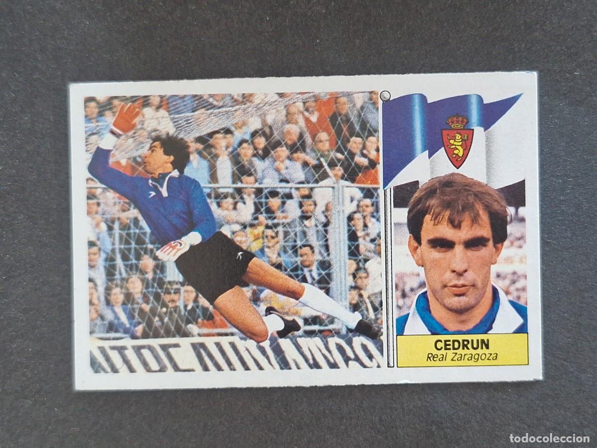 Cromos de f&uacute;tbol: L3 CEDRUN REAL ZARAGOZA LIGA ESTE 1986 1987 86 87 NUNCA PEGADO SIN PEGAR