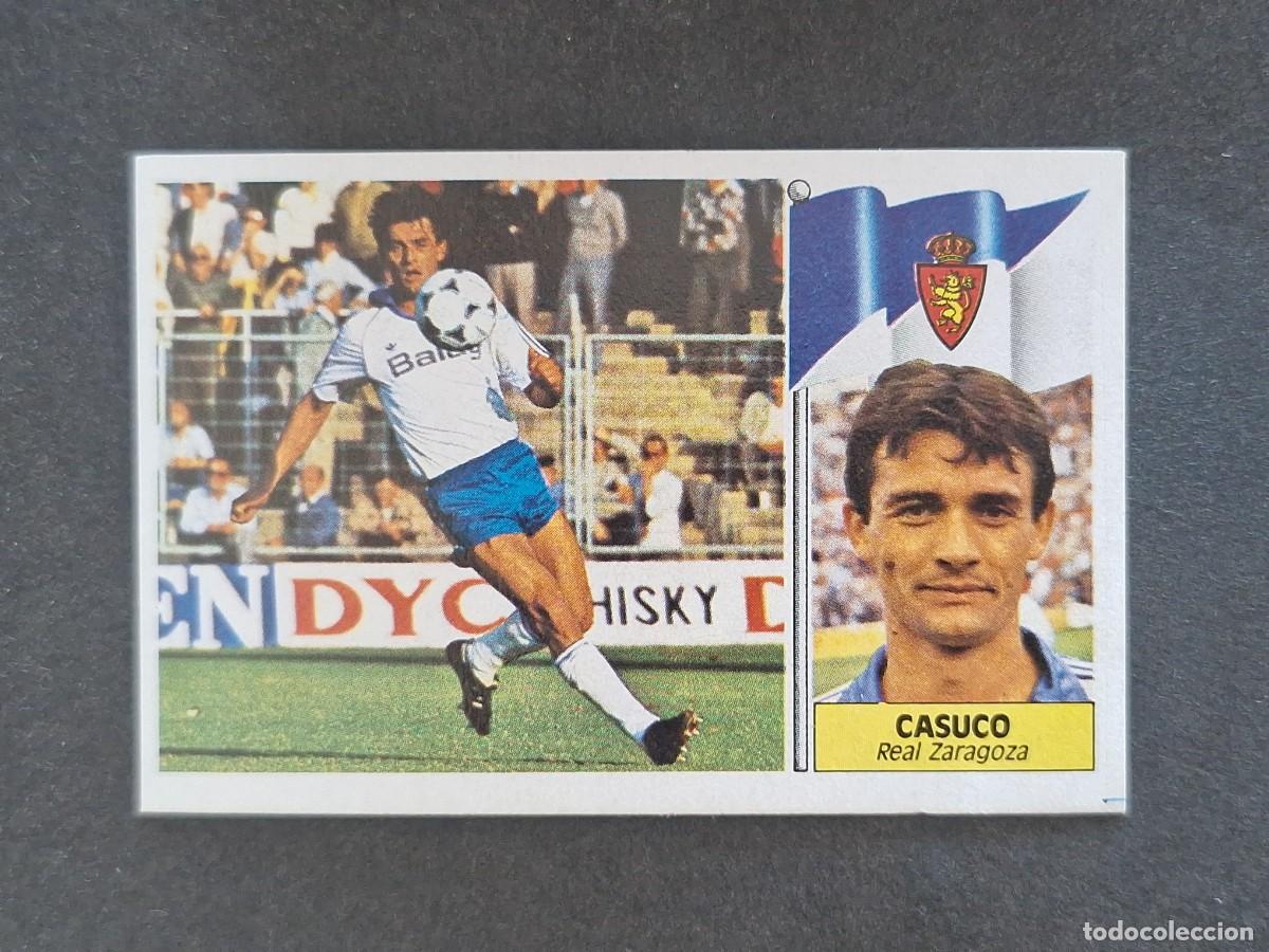 Cromos de f&uacute;tbol: L3 CASUCO REAL ZARAGOZA LIGA ESTE 1986 1987 86 87 NUNCA PEGADO SIN PEGAR