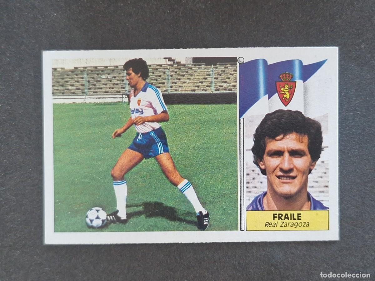 Cromos de f&uacute;tbol: L3 FRAILE REAL ZARAGOZA LIGA ESTE 1986 1987 86 87 NUNCA PEGADO SIN PEGAR