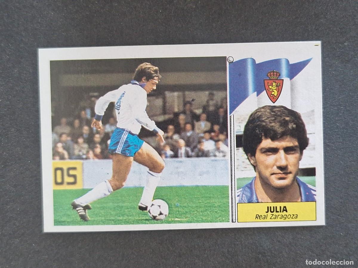 Cromos de f&uacute;tbol: L3 JULIA REAL ZARAGOZA LIGA ESTE 1986 1987 86 87 NUNCA PEGADO SIN PEGAR