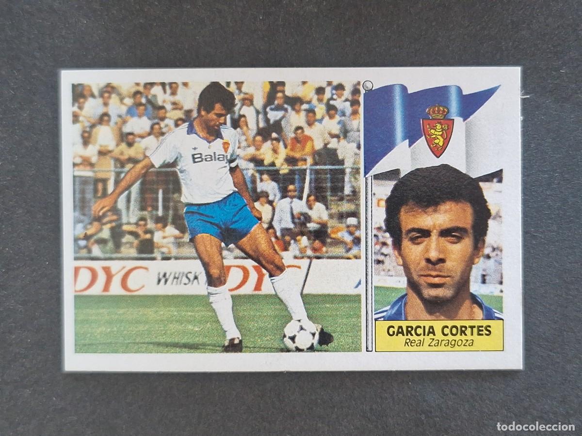 Cromos de f&uacute;tbol: L3 GARCIA CORTES REAL ZARAGOZA LIGA ESTE 1986 1987 86 87 NUNCA PEGADO SIN PEGAR
