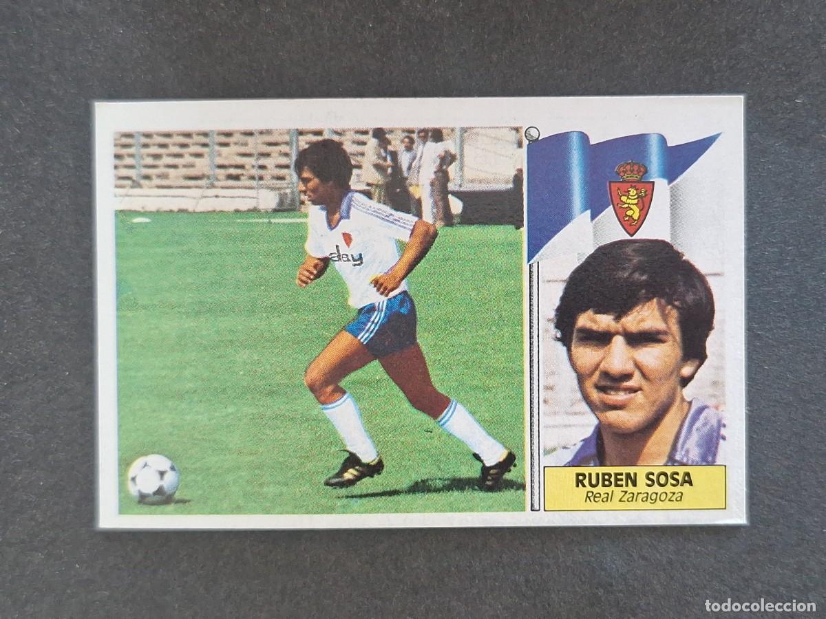 Cromos de f&uacute;tbol: L3 RUBEN SOSA REAL ZARAGOZA LIGA ESTE 1986 1987 86 87 NUNCA PEGADO SIN PEGAR