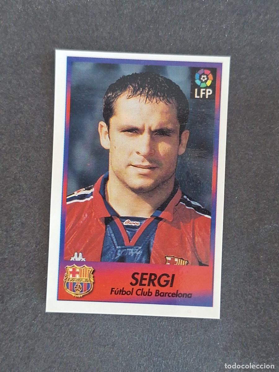 Cromos de f&uacute;tbol: L1 SERGI F. C. BARCELONA 3 BOLLYCAO FUTBOL LIGA 1996 1997 96 97 NUNCA PEGADO SIN PEGAR