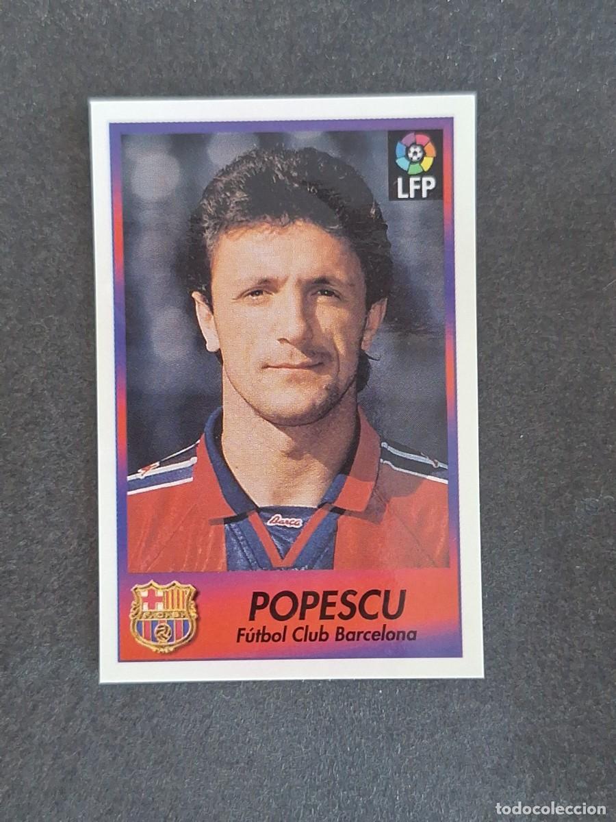 Cromos de f&uacute;tbol: L1 POPESCU F. C. BARCELONA 4 BOLLYCAO FUTBOL LIGA 1996 1997 96 97 NUNCA PEGADO SIN PEGAR