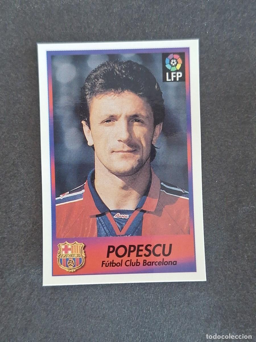 Cromos de f&uacute;tbol: L1 POPESCU F. C. BARCELONA 4 BOLLYCAO FUTBOL LIGA 1996 1997 96 97 NUNCA PEGADO SIN PEGAR