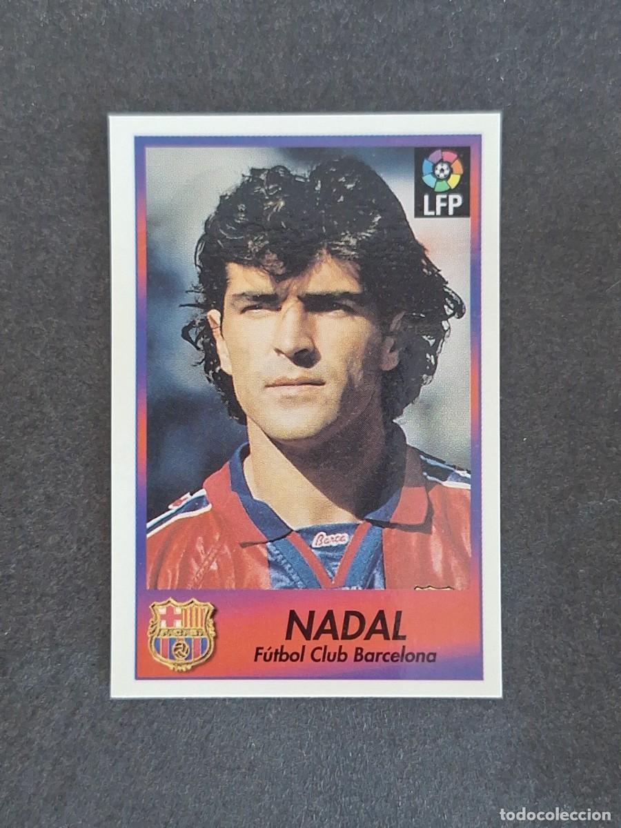 Cromos de f&uacute;tbol: L1 NADAL F. C. BARCELONA 5 BOLLYCAO FUTBOL LIGA 1996 1997 96 97 NUNCA PEGADO SIN PEGAR