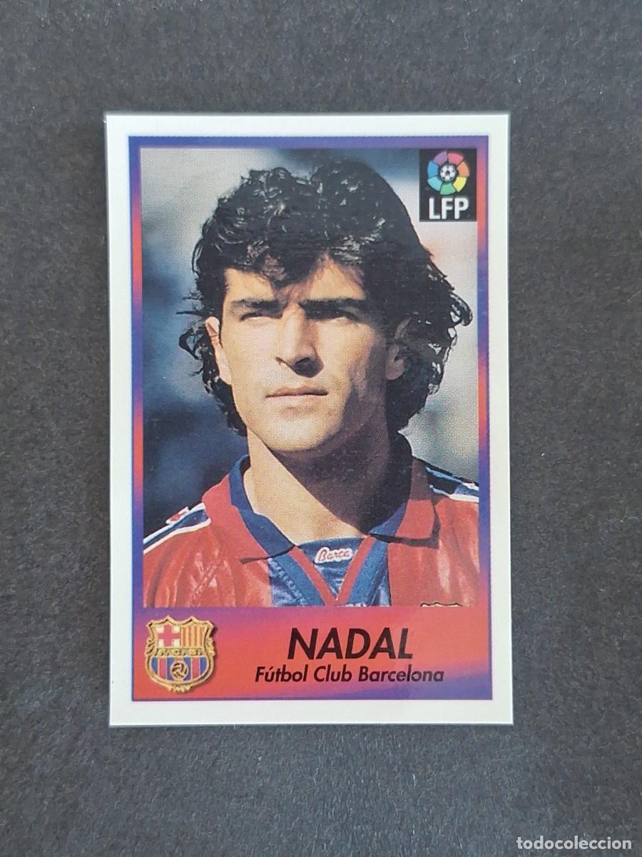 Cromos de f&uacute;tbol: L1 NADAL F. C. BARCELONA 5 BOLLYCAO FUTBOL LIGA 1996 1997 96 97 NUNCA PEGADO SIN PEGAR