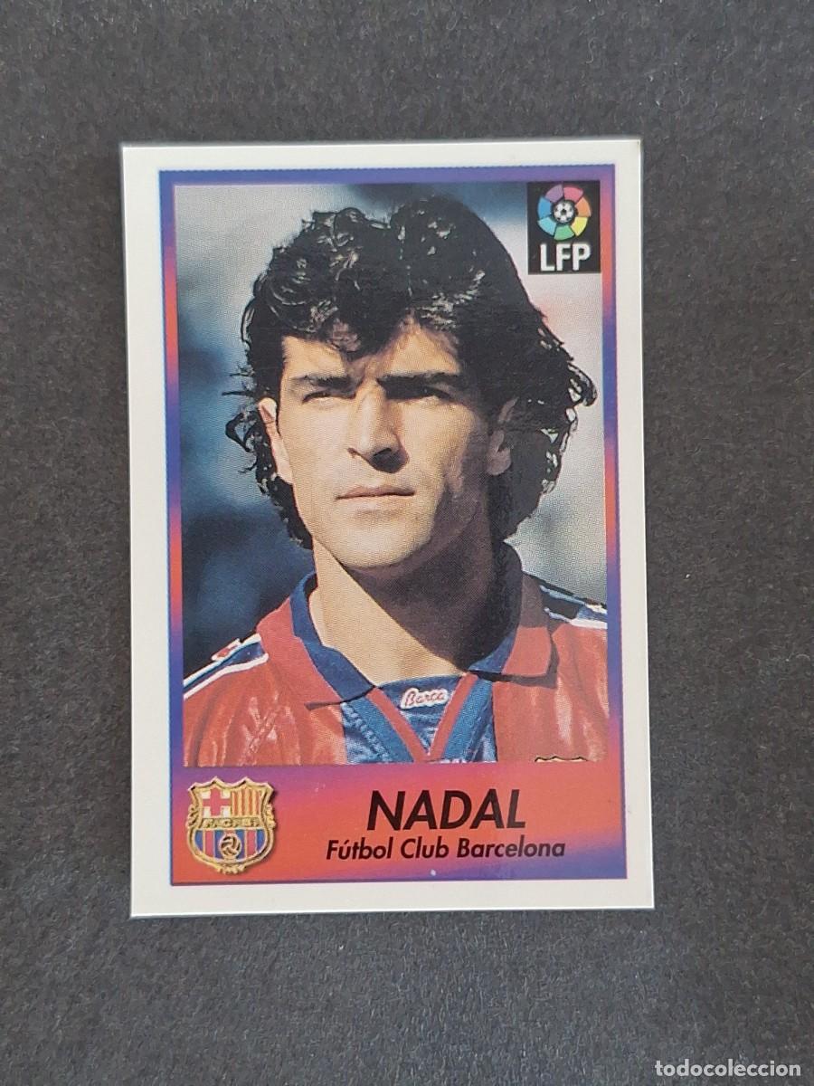 Cromos de f&uacute;tbol: L1 NADAL F. C. BARCELONA 5 BOLLYCAO FUTBOL LIGA 1996 1997 96 97 NUNCA PEGADO SIN PEGAR