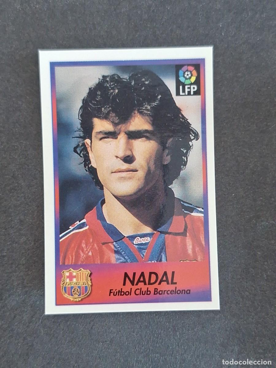 Cromos de f&uacute;tbol: L1 NADAL F. C. BARCELONA 5 BOLLYCAO FUTBOL LIGA 1996 1997 96 97 NUNCA PEGADO SIN PEGAR