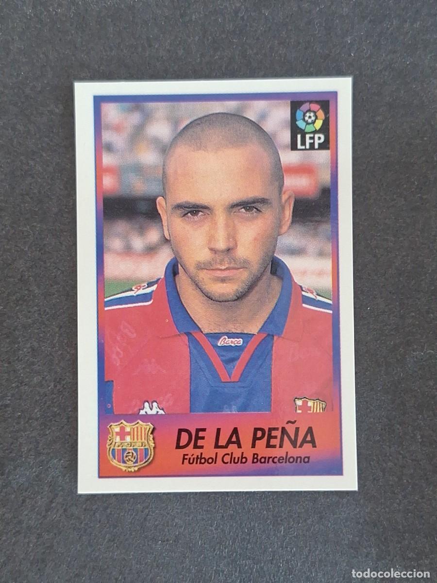 Cromos de f&uacute;tbol: L1 DE LA PE&Ntilde;A F. C. BARCELONA 6 BOLLYCAO FUTBOL LIGA 1996 1997 96 97 NUNCA PEGADO SIN PEGAR