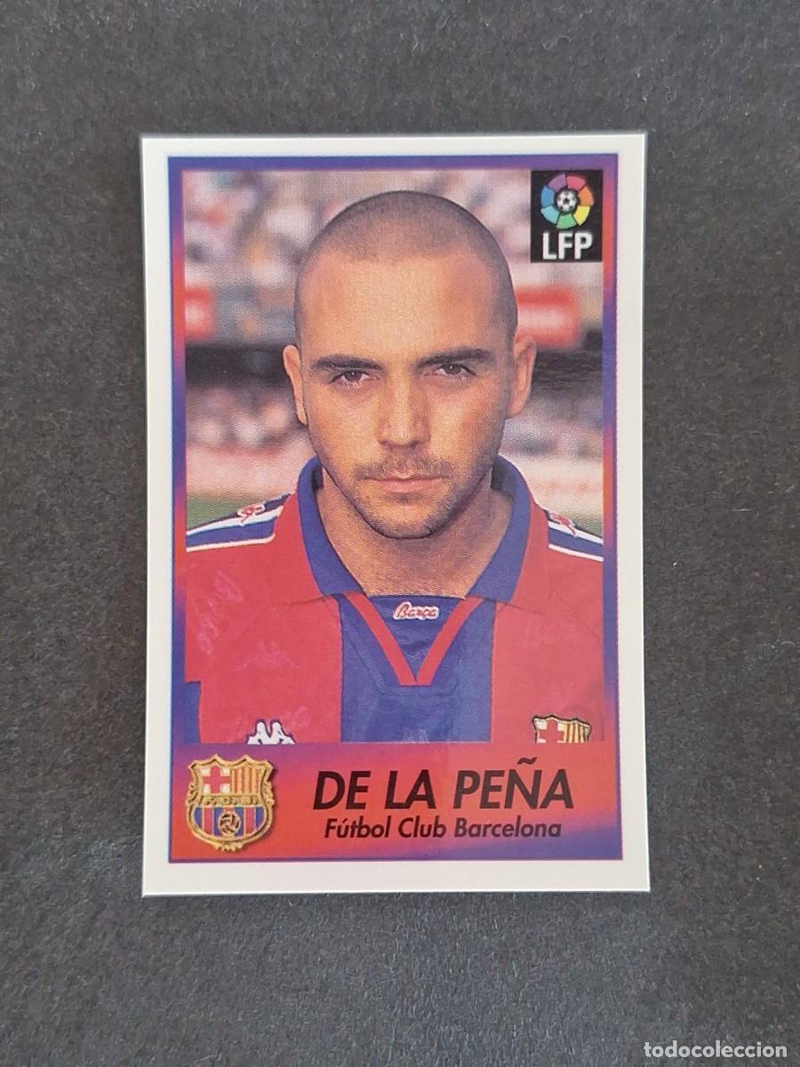 Cromos de f&uacute;tbol: L1 DE LA PE&Ntilde;A F. C. BARCELONA 6 BOLLYCAO FUTBOL LIGA 1996 1997 96 97 NUNCA PEGADO SIN PEGAR