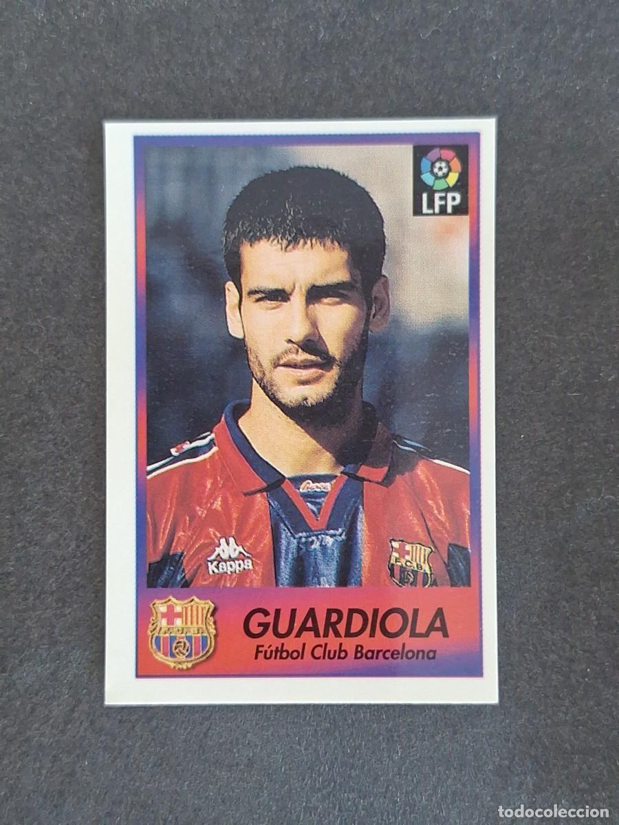 Cromos de f&uacute;tbol: L1 GUARDIOLA F. C. BARCELONA 7 BOLLYCAO FUTBOL LIGA 1996 1997 96 97 NUNCA PEGADO SIN PEGAR