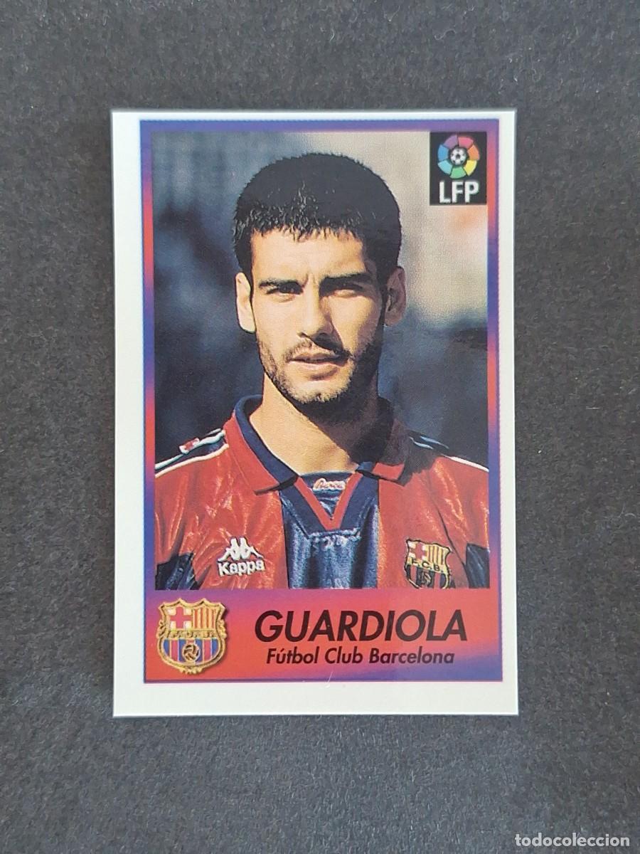 Cromos de f&uacute;tbol: L1 GUARDIOLA F. C. BARCELONA 7 BOLLYCAO FUTBOL LIGA 1996 1997 96 97 NUNCA PEGADO SIN PEGAR