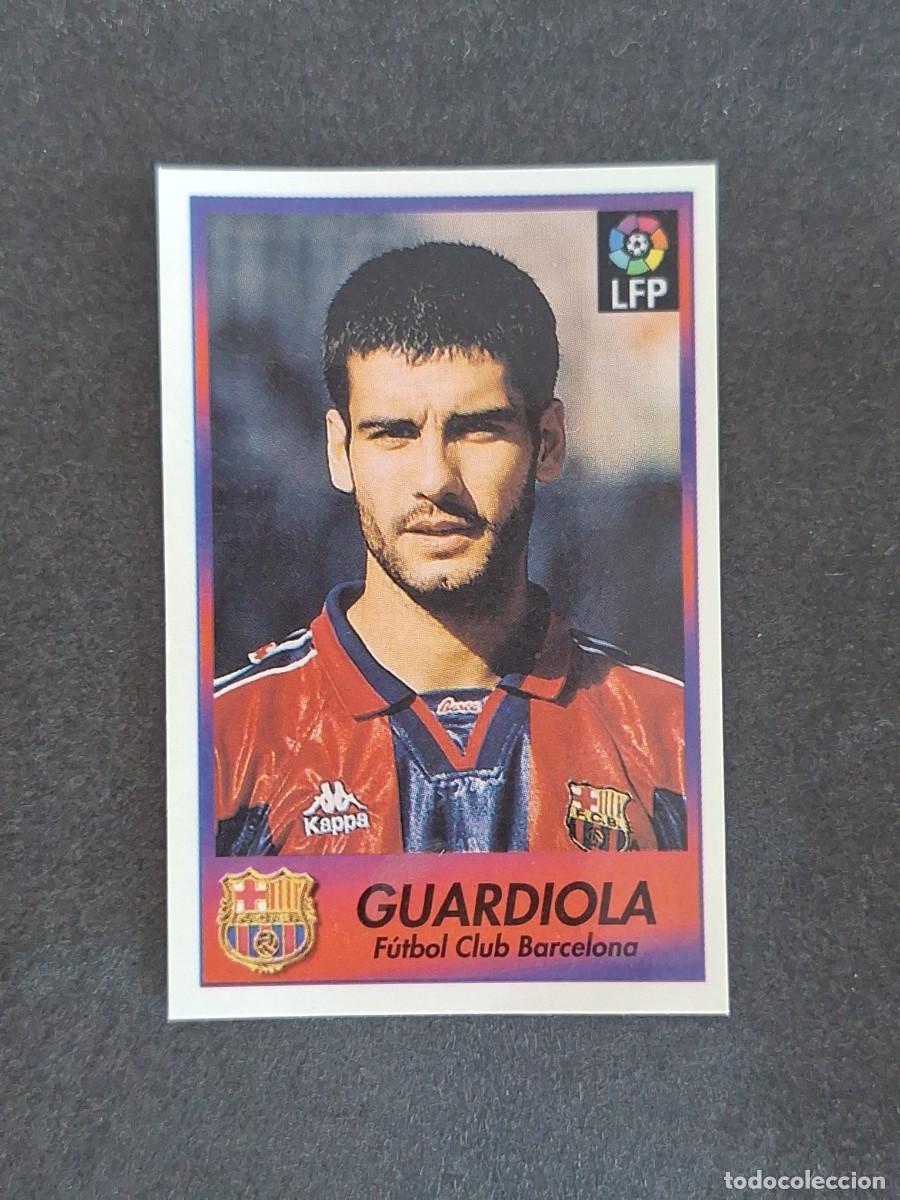Cromos de f&uacute;tbol: L1 GUARDIOLA F. C. BARCELONA 7 BOLLYCAO FUTBOL LIGA 1996 1997 96 97 NUNCA PEGADO SIN PEGAR