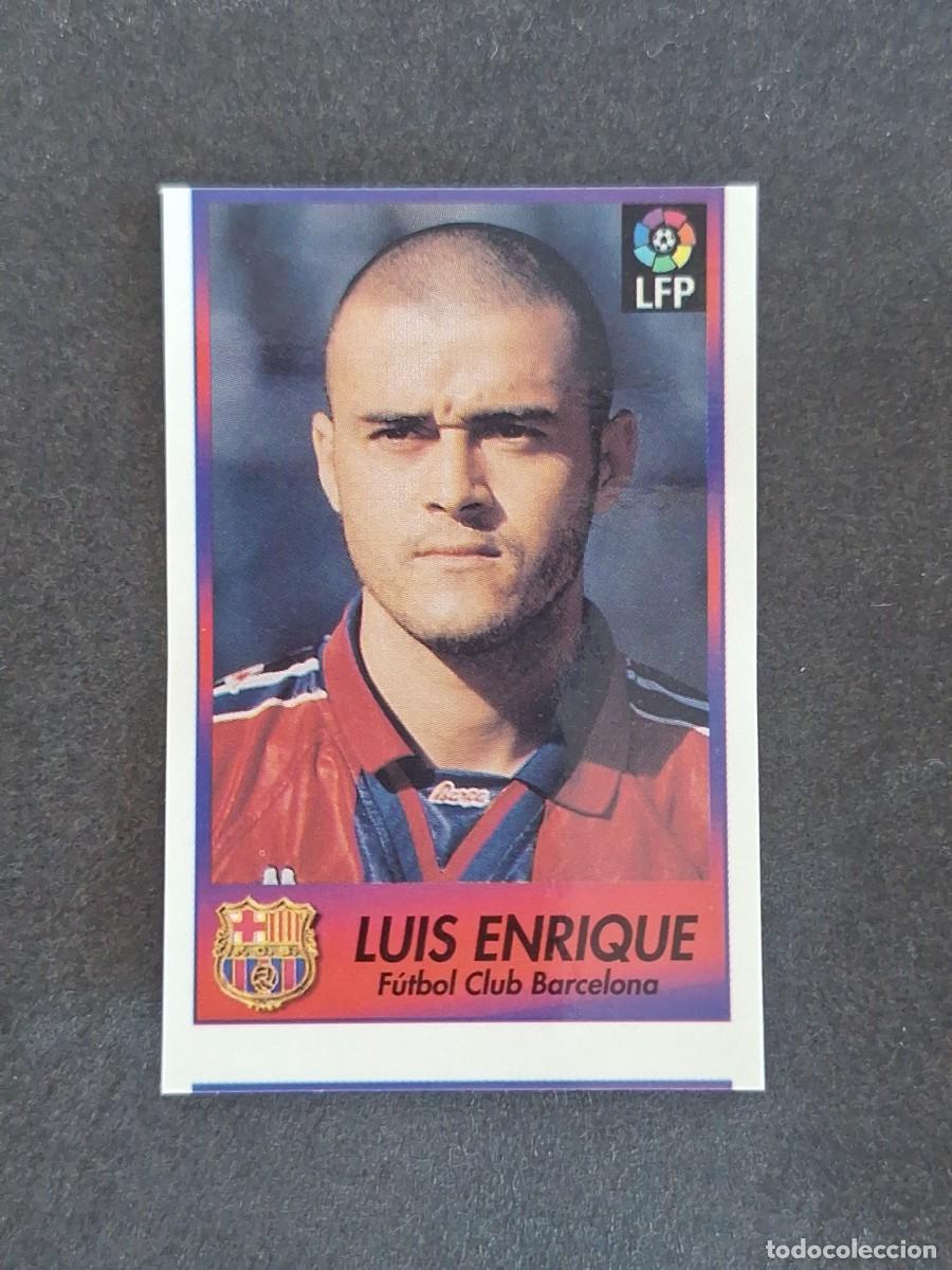 Cromos de f&uacute;tbol: L1 LUIS ENRIQUE F. C. BARCELONA 8 BOLLYCAO FUTBOL LIGA 1996 1997 96 97 NUNCA PEGADO SIN PEGAR