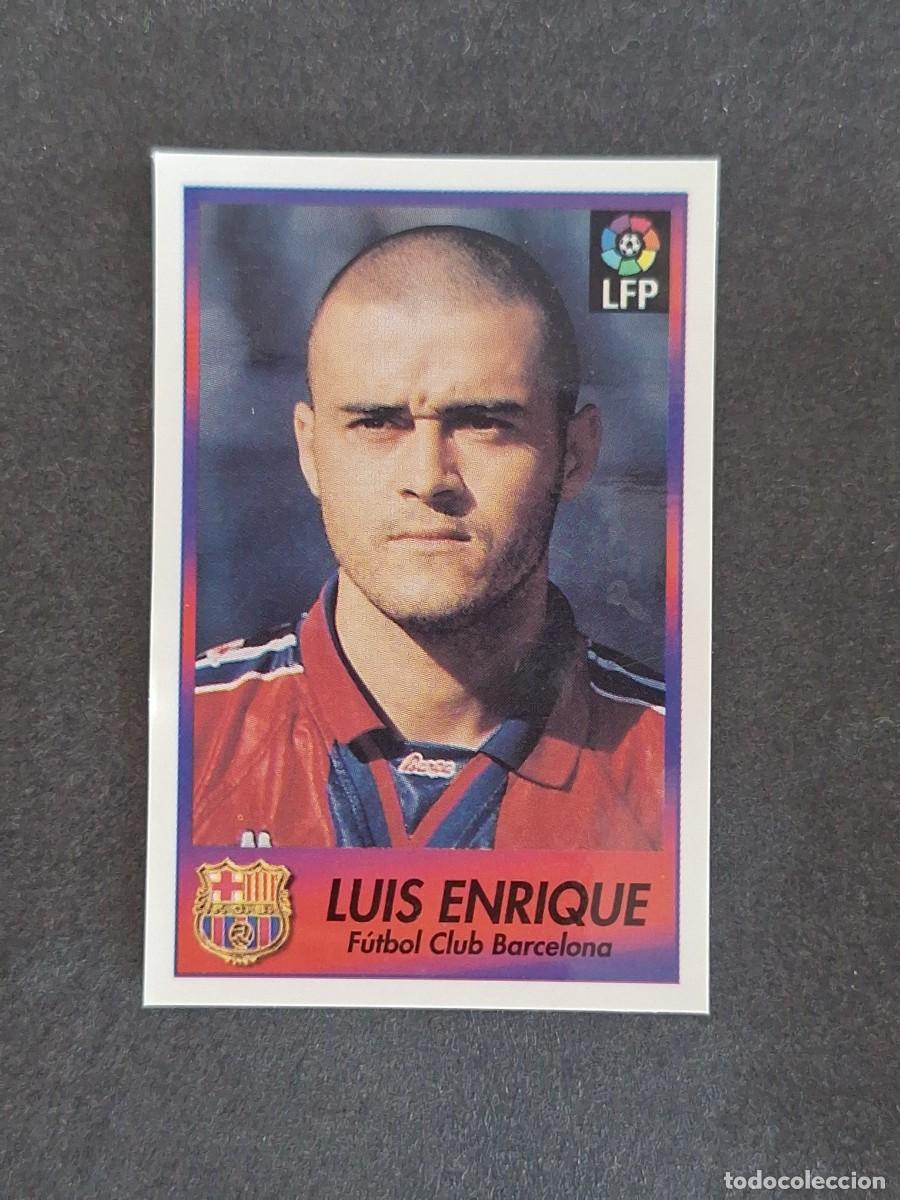 Cromos de f&uacute;tbol: L1 LUIS ENRIQUE F. C. BARCELONA 8 BOLLYCAO FUTBOL LIGA 1996 1997 96 97 NUNCA PEGADO SIN PEGAR