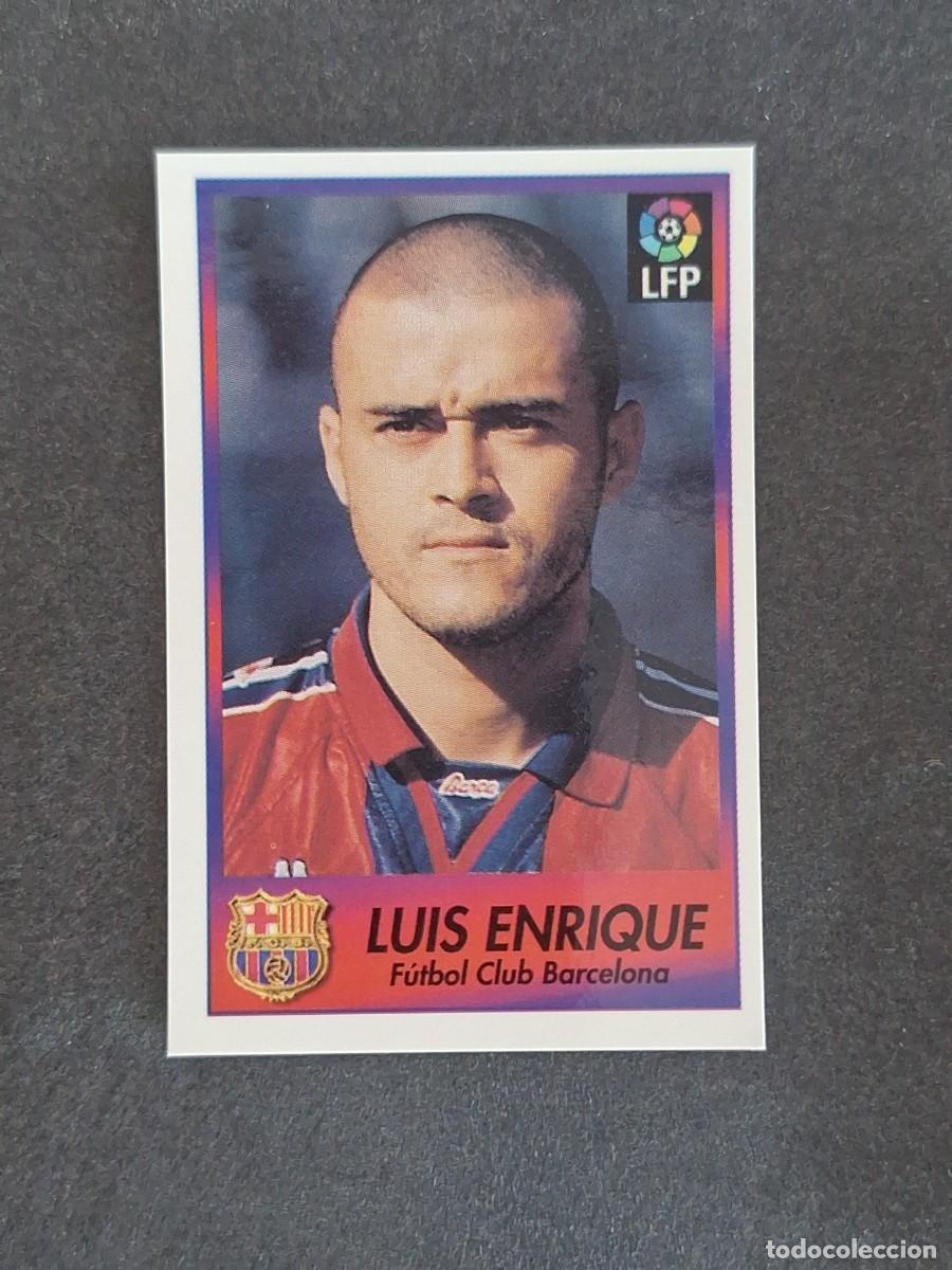 Cromos de f&uacute;tbol: L1 LUIS ENRIQUE F. C. BARCELONA 8 BOLLYCAO FUTBOL LIGA 1996 1997 96 97 NUNCA PEGADO SIN PEGAR