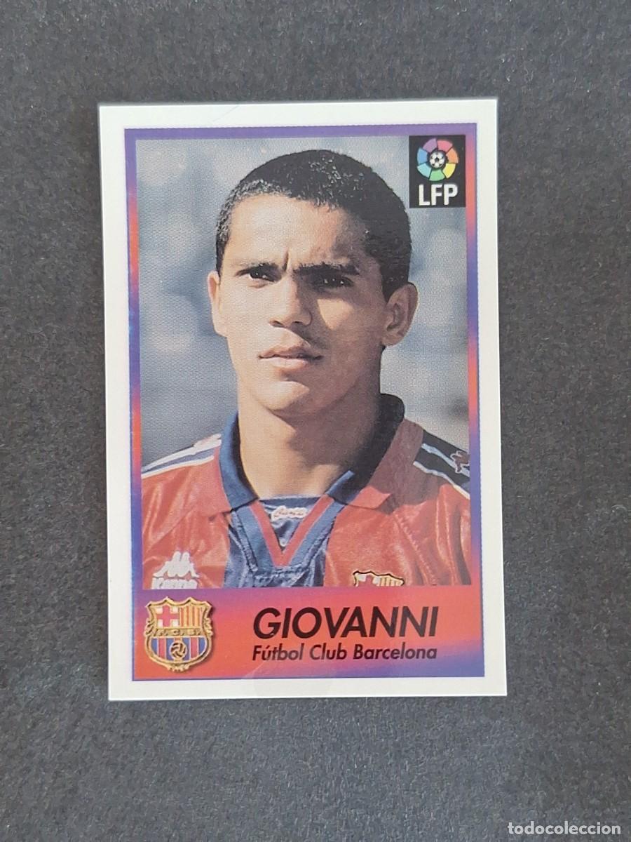 Cromos de f&uacute;tbol: L1 GIOVANNI F. C. BARCELONA 10 BOLLYCAO FUTBOL LIGA 1996 1997 96 97 NUNCA PEGADO SIN PEGAR