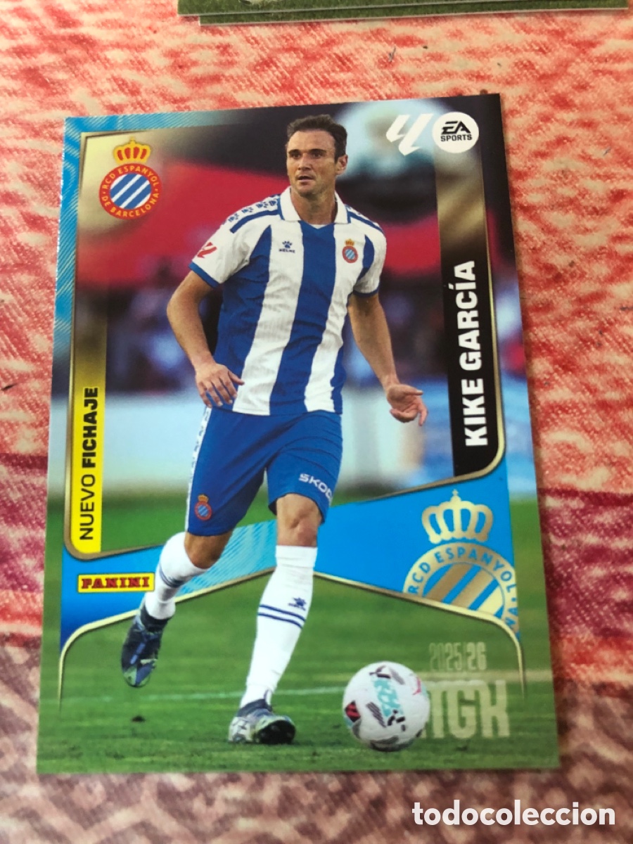Cromos de f&uacute;tbol: 445 KIKE GARCIA ESPANYOL ESPA&Ntilde;OL NUEVO FICHAJE MEGACRACKS 2025 2026 PANINI 25 26