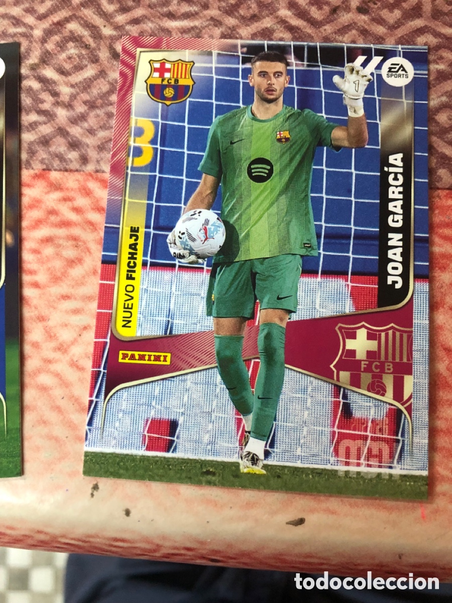 Cromos de f&uacute;tbol: 450 JOAN GARCIA FC BARCELONA NUEVO FICHAJE FICHAS ALBUM MEGACRACKS 2025 2026 MGK 25 26