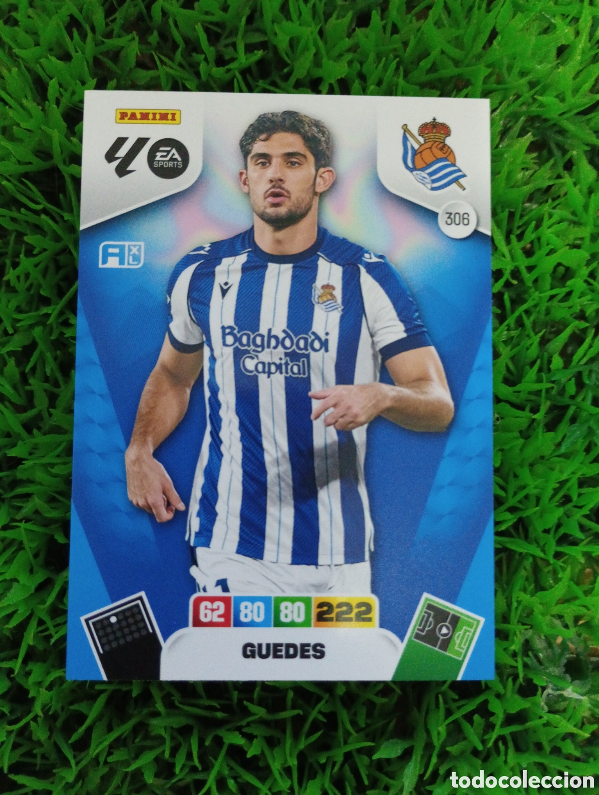 Cromos de f&uacute;tbol: Guedes Real Sociedad Adrenalyn 25-26 # 306