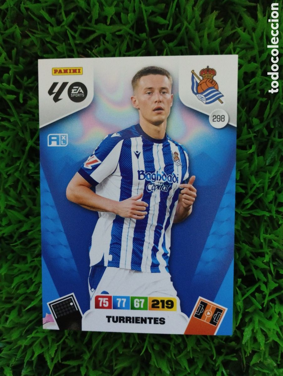 Cromos de f&uacute;tbol: Turrientes Real Sociedad Adrenalyn 25-26 # 298