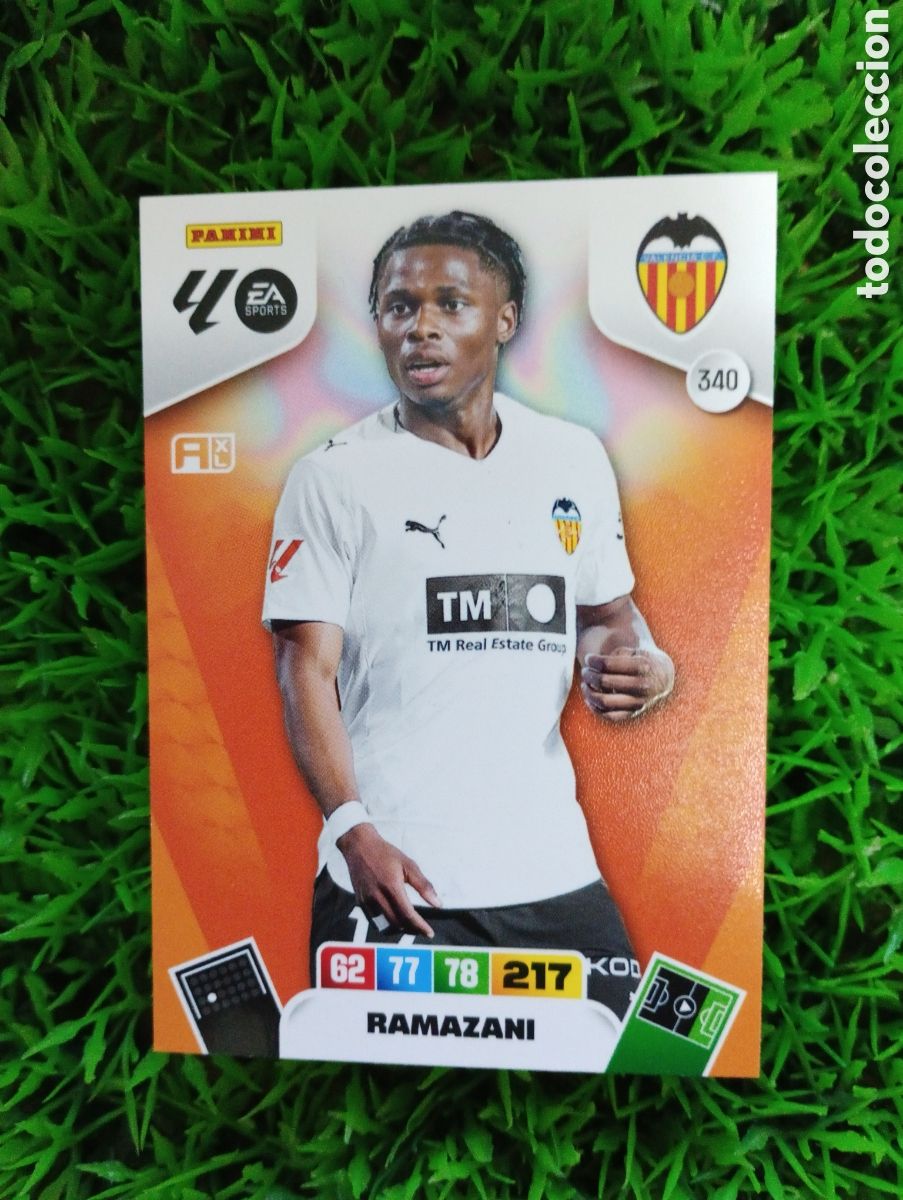 Cromos de f&uacute;tbol: Ramazani Valencia Adrenalyn 25-26 # 340