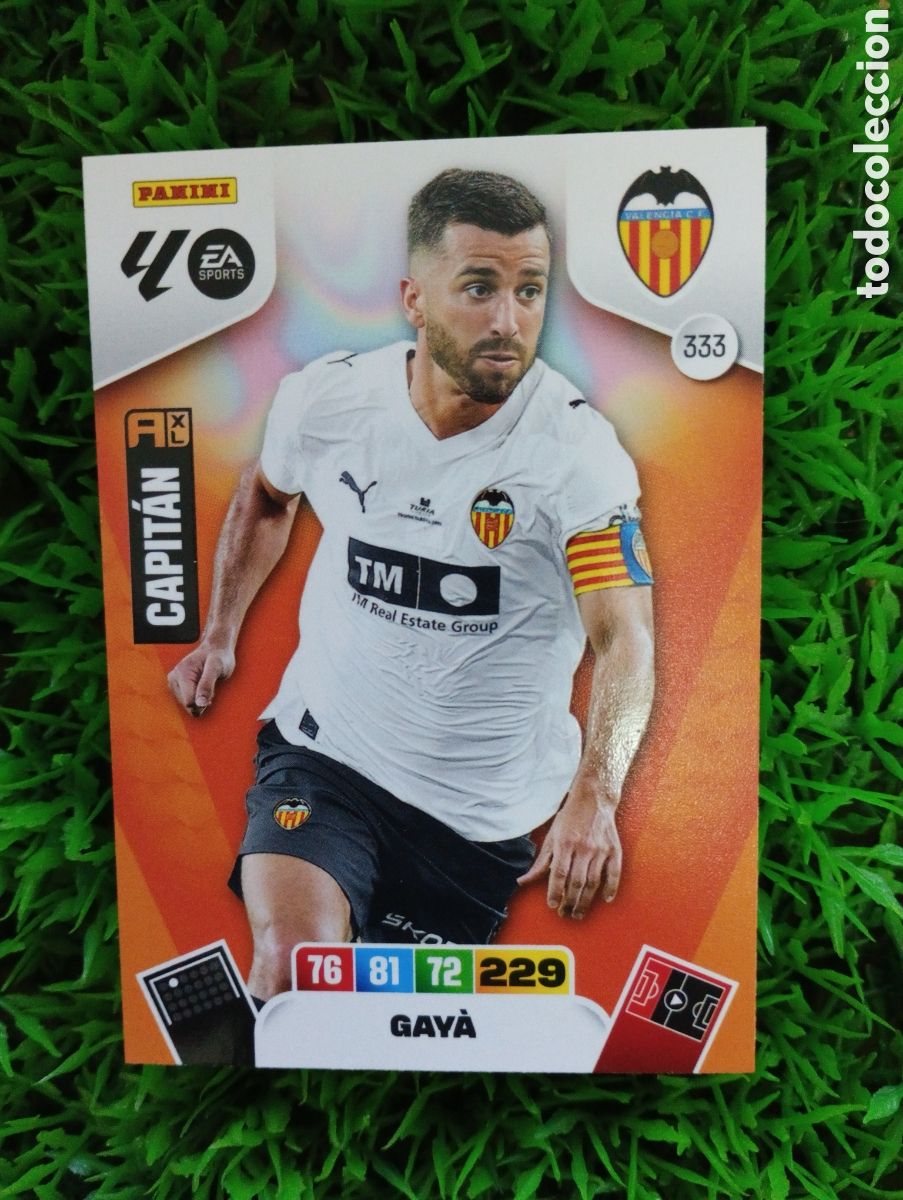 Cromos de f&uacute;tbol: Gaya Valencia Adrenalyn 25-26 # 333