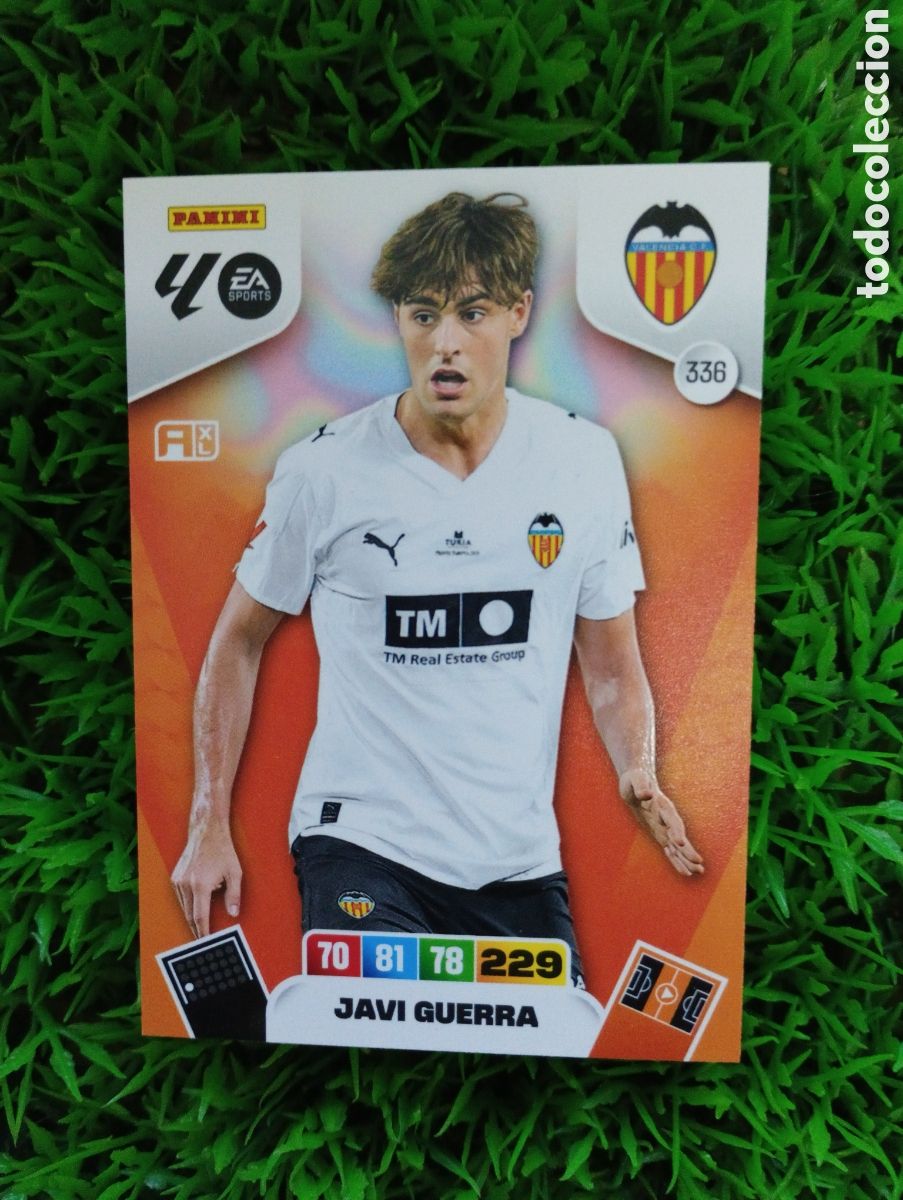 Cromos de f&uacute;tbol: Javi Guerra Valencia Adrenalyn 25-26 # 336