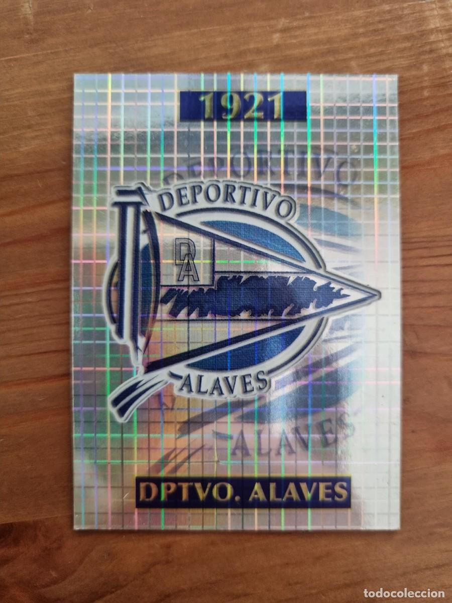 Cromos de f&uacute;tbol: 547 ESCUDO (Deportivo Alav&eacute;s). Las Fichas de la Liga 2003 2004 03 04 (Mundicromo)