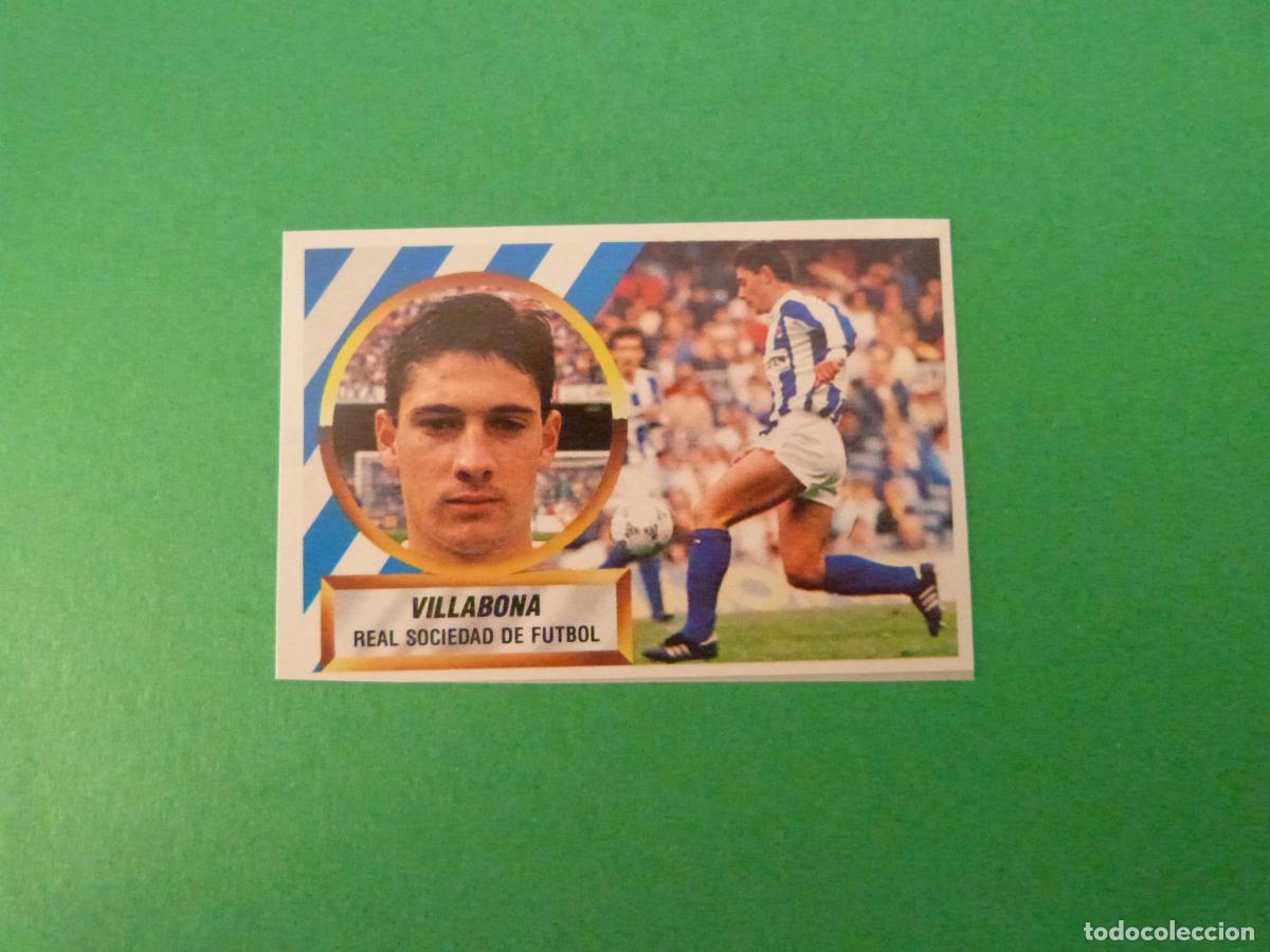 Cromos de f&uacute;tbol: CROMO FUTBOL VILLABONA REAL SOCIEDAD RECORTADO N&ordm; 9 B LIGA ESTE 1988-1989/88-89